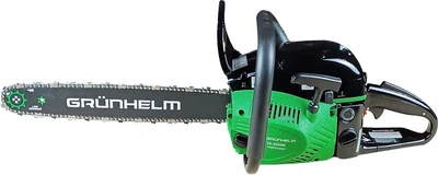 Бензопила Grunhelm GS 5200M объем двигателя 52 см3