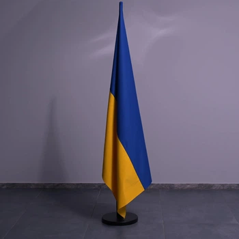 Флаг Украины уличный, из непросвечивающейся плотной ткани, 95x140 см