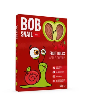 Конфеты Bob Snail Яблочно-Вишневые, 60 г