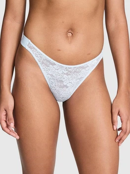 Женские трусики Victoria's Secret (7114439124843) Bling Lacie Logo Scoop XXL голубые