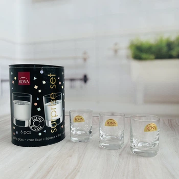 Набор стопок Rona Surprise set 1605/60 6шт в тубусе