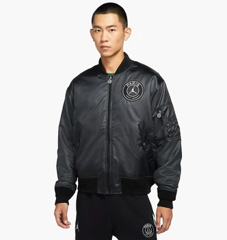 Куртка Air Jordan Ma-1 Paris Saint-Germain Bomber Jacket Black Db6492-010 S