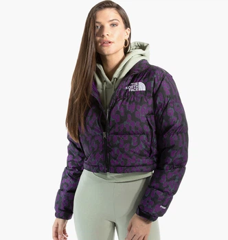 Пуховик The North Face Print Nuptse Short Violet NF0A5IXT-29J M