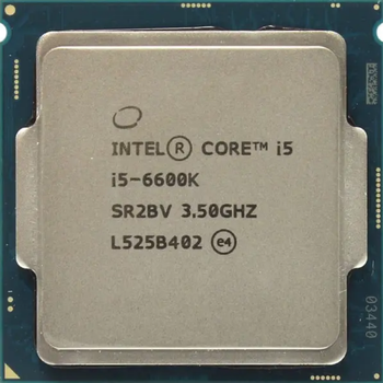 Процессор s1151 Intel Core i5-6600K 3.5-3.9GHz 4/4 6MB DDR3L 1333-1600 DDR4 1866-2133 HD Graph. 530 91W бу - Б/У