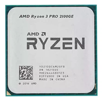 Процессор sAM4 AMD Ryzen 3 Pro 2100GE 3.2GHz 2/4 64kB+512Kb+4MB DDR4 2933 Radeon Vega 3 35W TRAY б/у