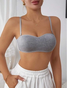 Бюстгалтер Бандо жіночий Tezenis Сірий меланж (1FSN05 grey (80B)