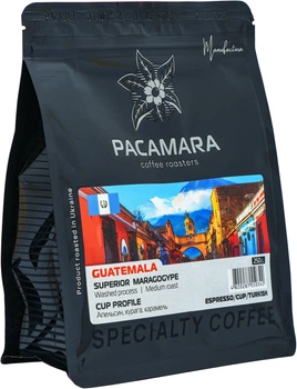 Кофе в зернах PACAMARA Guatemala Superior MARAGOGYPE 250 г (4820287550342)