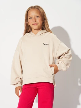 Дитяче худі для дівчинки Coccodrillo Everyday Girl A WC5132301VGA-002 116 см Бежеве (5904986487860)