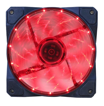 Вентилятор 120*120*25мм 3pin+molex TRY FAN LED с подсветкой красный