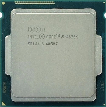Процессор s1150 Intel Core i5-4670k 3.4-3.8GHz 4/4 6MB DDR3/DDR3L 1333-1600 HD Graphics 4600 84W б/у