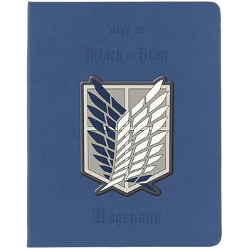 Щоденник шкільний Kite Атака Титанів AT25-283, мʼяка обкладинка, PU
