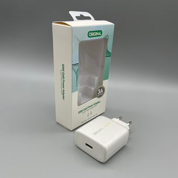Мереживний блок живлення USAMS Travel Adapter 65W Швидка зарядка АВС