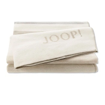 Хлопоковый плед JOOP! Wohndecke "Shutter", Nature Натуральный, Полуторный, 150x200 см