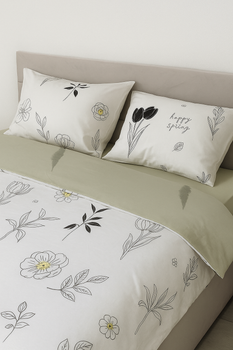 Комплект постельного белья Ecotton полуторный 147x210 см 24303 сатин (24798_00000)
