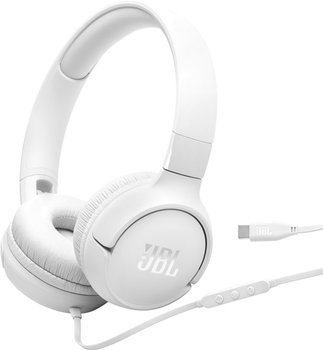 Навушники JBL Tune 520C USB-C White (JBLT520CWHT)