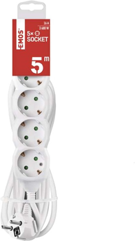 Мережевий подовжувач Emos P0525R 5 розеток 5 м