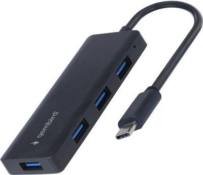 USB-хаб Gembird UHB-U3P4-02 Type-C на 4 порти (UHB-CM-U3P4-02)