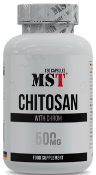 Хітозан хром MST Chitosan With Chrom 500 mg 120 caps