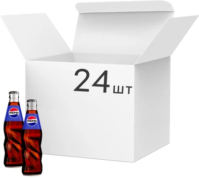 Упаковка безалкогольного напою Pepsi Cola 0.3 л х 24 шт (4823063111867)