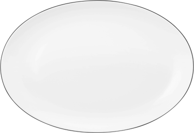 Półmisek Seltmann Weiden Lido Black Line owalny 35 x 24 cm (4052212063751)