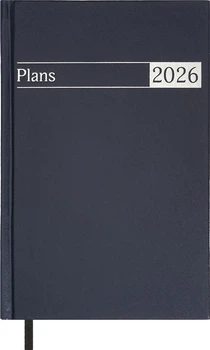 Щоденник датований 2026 Buromax Urban A5 з бумвінілу 320 сторінок Синій (BM.21169-02)