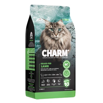 Сухой беззерновой корм холистик для котов всех пород и возрастов Charm Grass-Fed Lamb Чарм с ягненком 2 кг (816551001560)