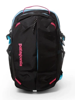 Водонепроницаемый Рюкзак Patagonia 26L в черно-розовом цвете.