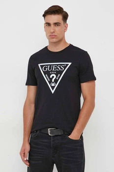 Чоловіча футболка Guess U.S.A. washed jeans 770971 XS чорна
