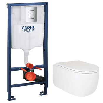 Комплект Grohe Set Унитаз TOPPER-0302-T3+ Инсталляция Grohe Rapid SL 38772001 (38772001TOPPER0302T3