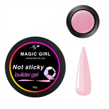 Гель для наращивания ногтей (не липнет к рукам) Builder Gel No Sticky, розовый, 30мл