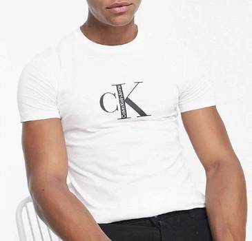 Чоловіча футболка Calvin Klein Jeans біла XS 4423