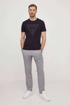 Чоловіча футболка котонова Calvin Klein 770224 XS чорна
