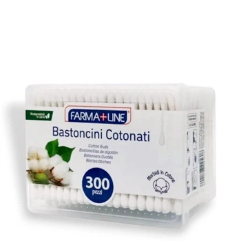 Ватні палички FARMA+LINE, 300 шт