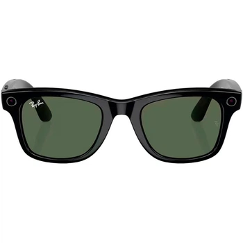 Смарт-очки Ray-Ban Meta Wayfarer Shiny Black Frame Green Lenses (RW4006 601/71 50-22) Б/У [142879]