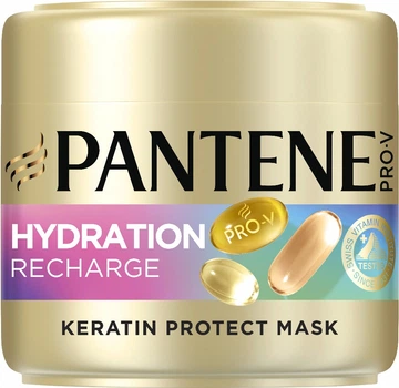 Маска для волос с кератином Pantene Pro-V Hydration Recharge 300 мл (8700216938778)