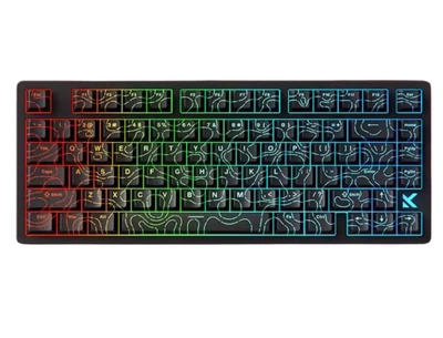 Геймерська механічна клавіатура MCHOSE Jet 75 Kaihua Axis Contour Black