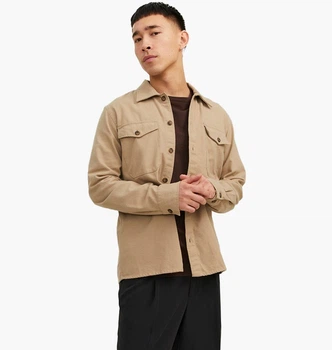 Рубашка Jack & Jones Eddie Overshirt Beige 12235986 M