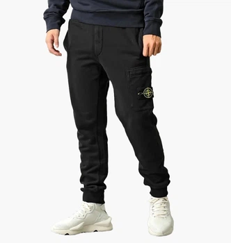 Штаны Stone Island Stretch Tela Paracadute Cargo Straight Pants Black 801564551-A0029 L