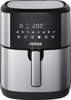 Мультипечь Rotex ROM760-XL Up&DownFry электрическая аэрофритюрница гриль 7.5л 2000Вт Черный/Серебристый