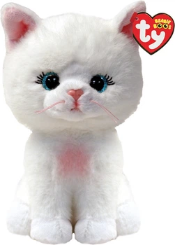 Игрушка мягконабивная TY Benie Bebies Белая кошка Amelia 15 см (008421373772)