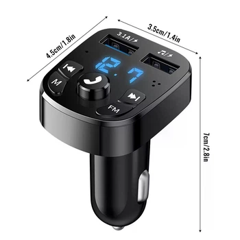 FM Модулятор Car Bluetooth CCZ000063 Handsfree USB 3.1A
