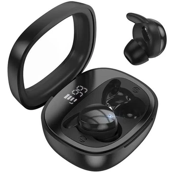 Беспроводные Bluetooth наушники с микрофоном HOCO EW65 Вакуумные TWS наушники с цифровым дисплеем BT5.3, 30/500mAh, Type-C, до 4 часов работы Black