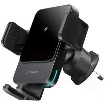 Автодержатель с Беспроводной Зарядкой Proove Sonic 15W