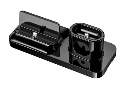 Док станция BauTech 3 в 1 для iPhone умные часы смартфон и наушники Чёрный (1005-756-00)
