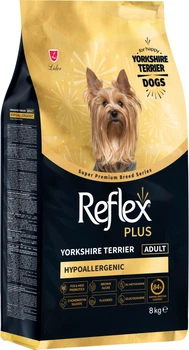 Повноцінний та збалансований сухий корм Reflex Plus Yorkshire Terrier Adult для собак породи йоркширський тер’єр 8 кг (8698995036337)