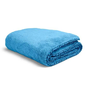 Микрофибра для сушки - Car Wash Towel Plush Cleaning BLUE 60x90 1200gsm — максимальная впитываемость и бережный уход
