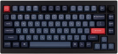Klawiatura bezprzewodowa Keychron V1 Max Gateron Jupiter Banana QMK Ang./Ukr Wireless/Bluetooth/USB Black (V1MD4_KEYCHRON)