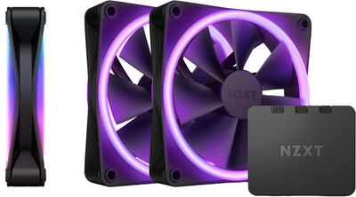 Набір вентиляторів NZXT F120 RGB DUO Triple Pack Black (RF-D12TF-B1)