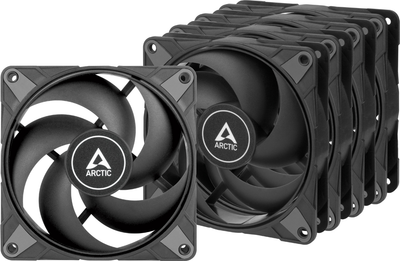 Набір вентиляторів Arctic P12 Max 120 мм 5 шт Black (ACFAN00289A)