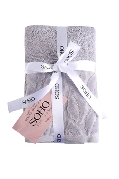 Полотенце SOHO, 100% хлопок Leaves Gray цвет серый SOHO ЦБ-00281550